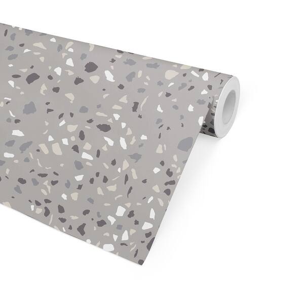 Shop Veneziana Gray Peel And Stick Wallpaper By Kavka Designs 2