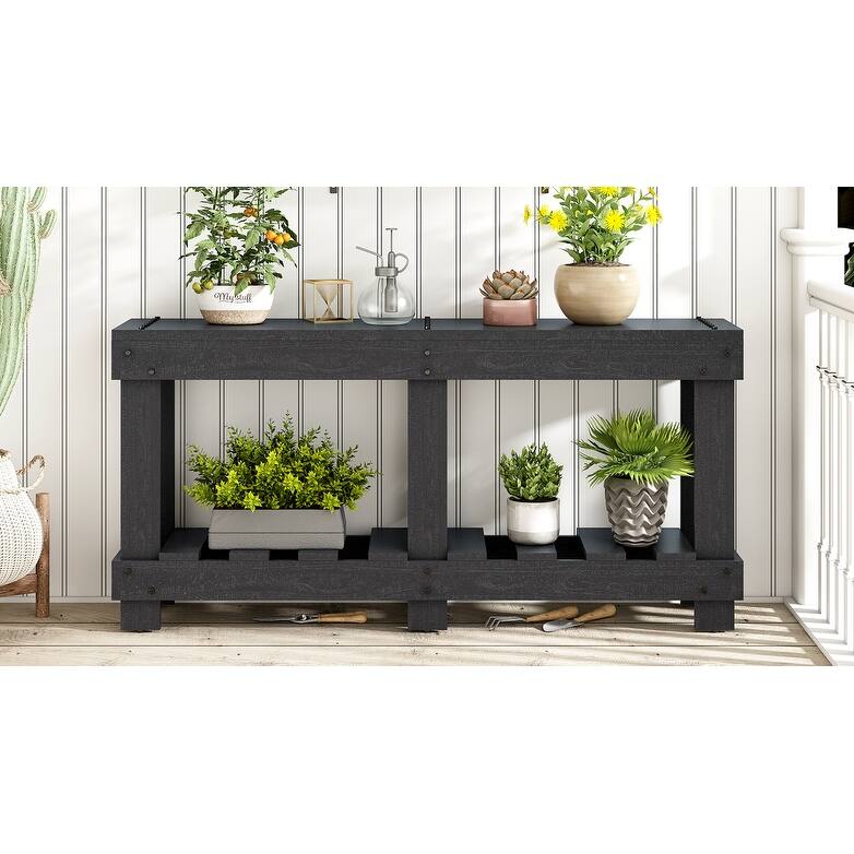 Console Table with open buttom shelf