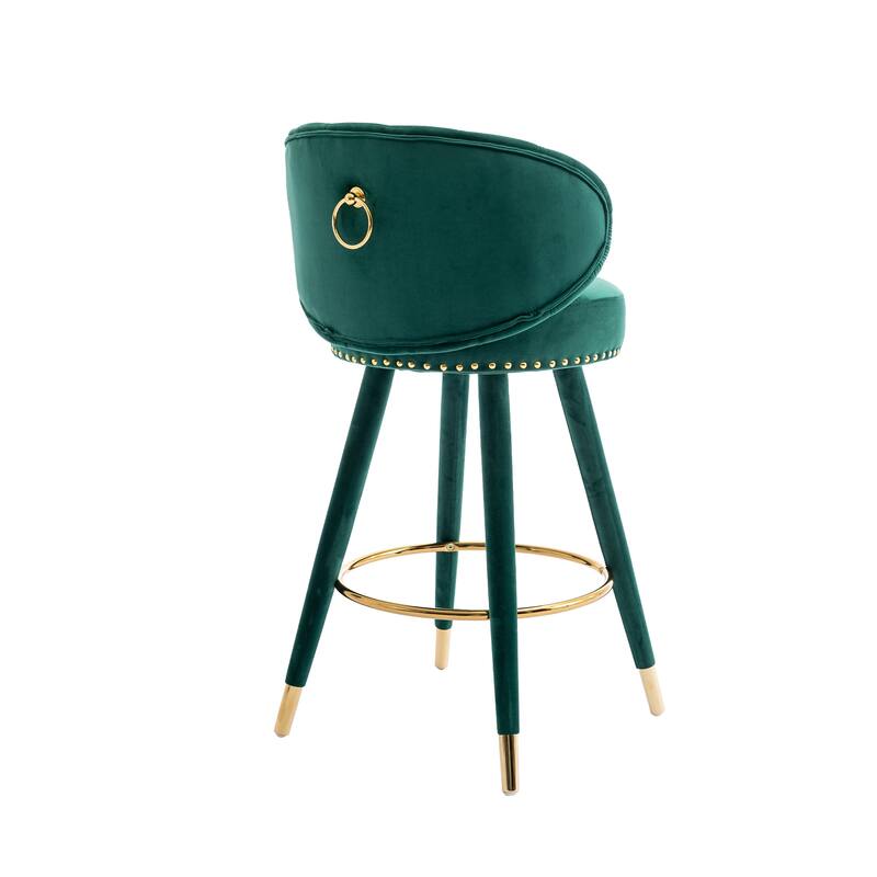Counter Height Bar Stools with a fixed height of 360 degrees Set of 2