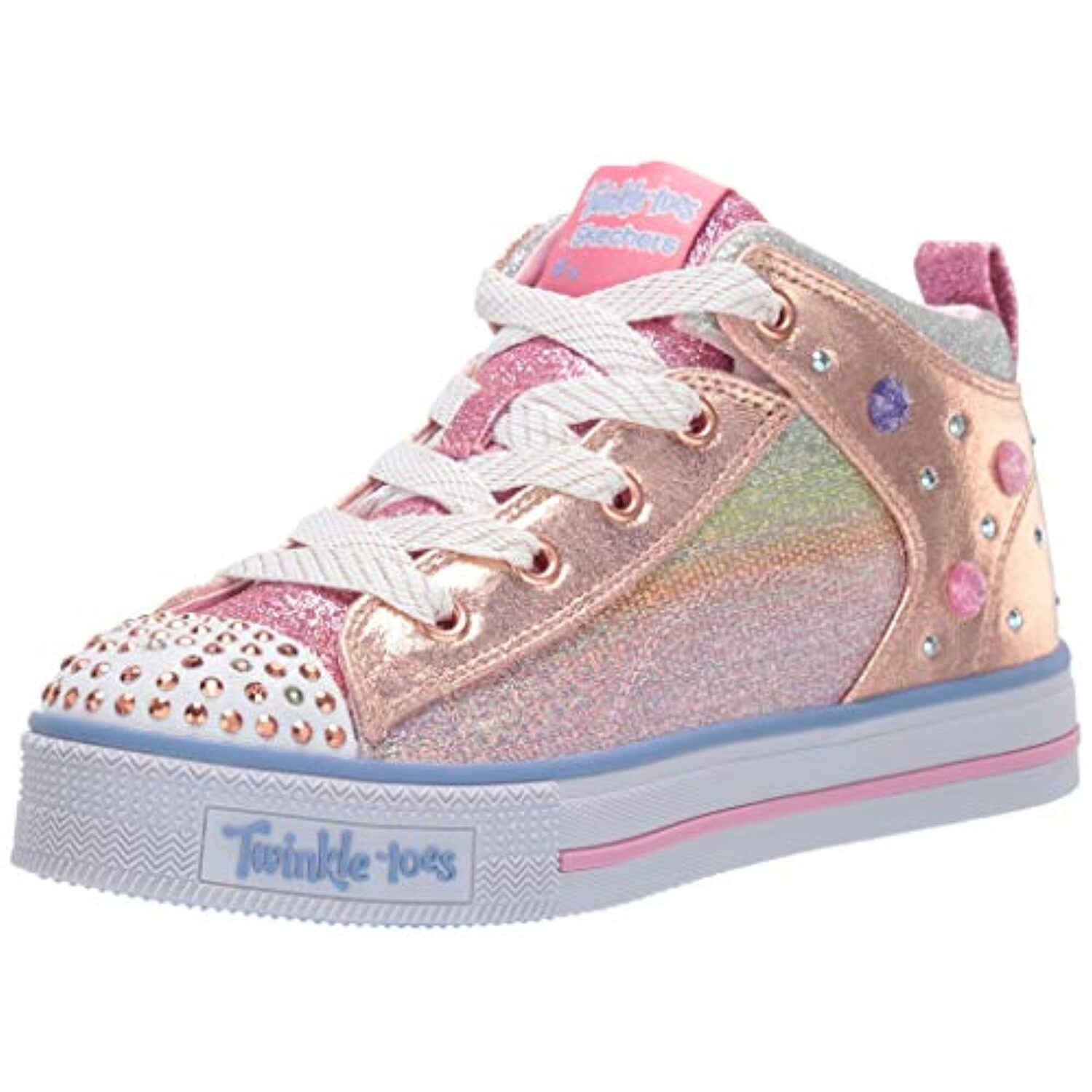 Skechers Baby Girls' Litebeams Gleam N'DREAM Sneaker, neon PinkMulti, 9 Medium US Toddler Skechers Baby Girls' Litebeams Gleam N'DREAM Sneaker, neon PinkMulti, 9 Medium US Toddler