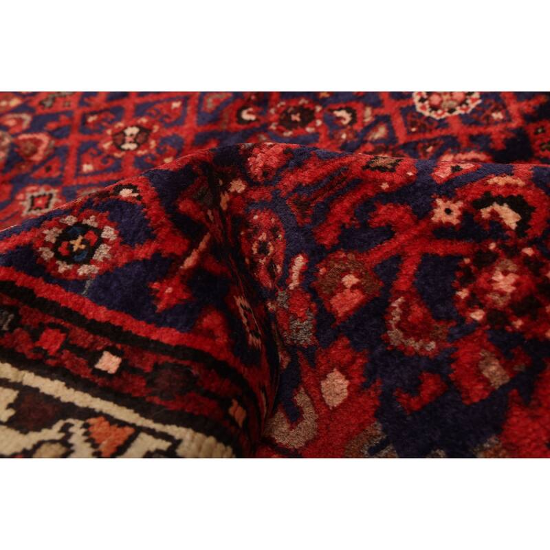 ECARPETGALLERY Hand-knotted Andelz Navy Wool Rug - 3'4 x 9'10