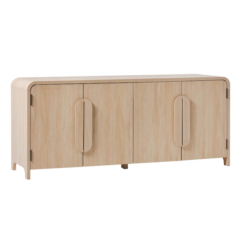 Middlebrook Modern Curved 70-inch Buffet Sideboard and TV Stand