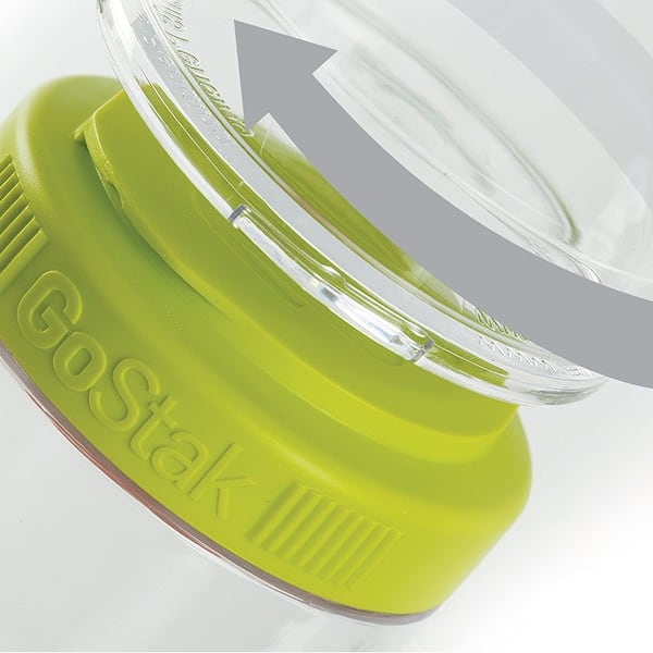 Blender Bottle GoStak 40cc 4Pak Twist n' Lock Storage Jars - Bed
