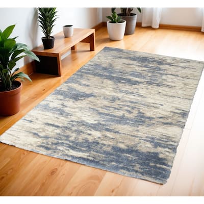 Abstract Modern Stain Resistant Soft Area Rug - 72' X '48' X '1.58