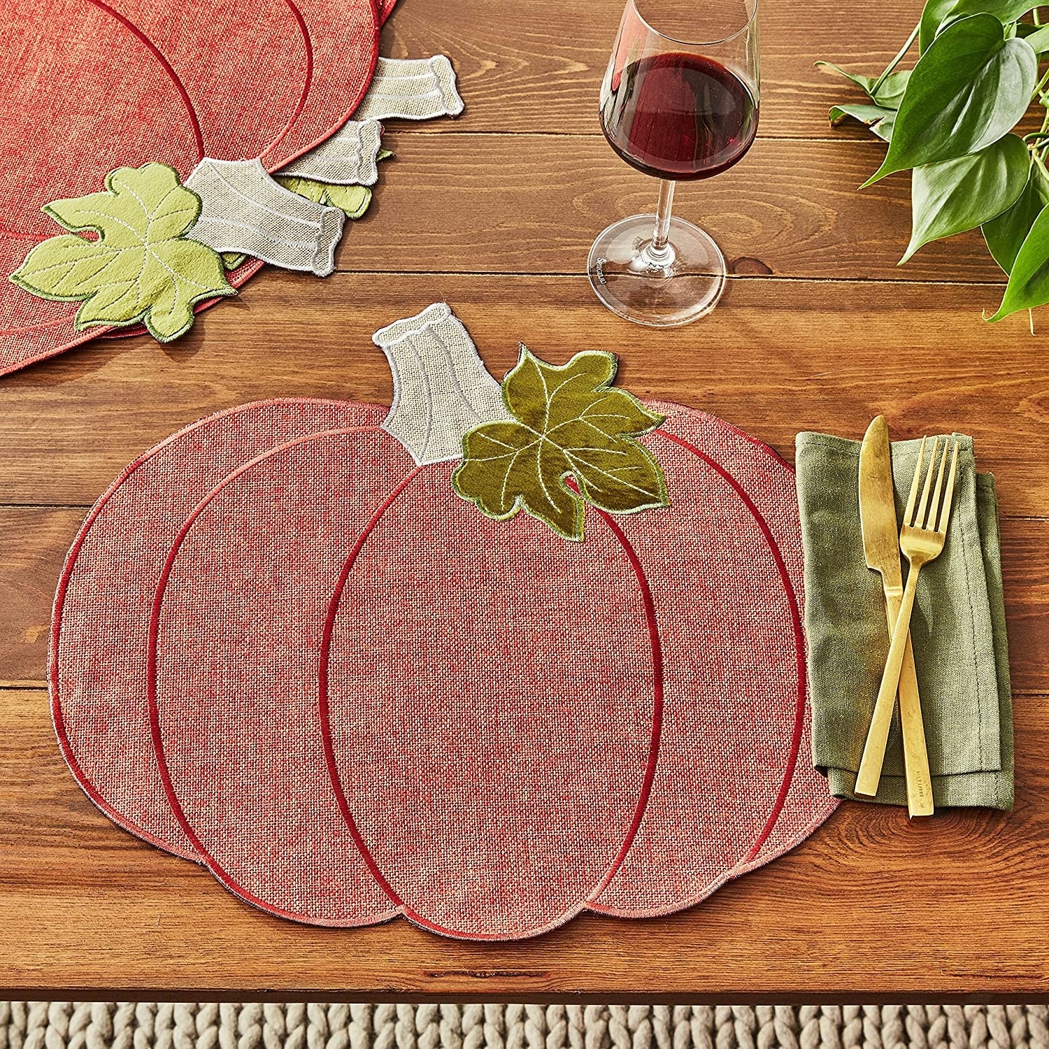 Set of 2 Vinyl Non Clear Placemats (18x12) 3 WINE BOTTLES & 4 WINE  LABELS, BH