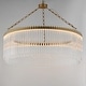 preview thumbnail 8 of 8, Maxim 38423CL Jolie 34" Wide LED Ring Chandelier
