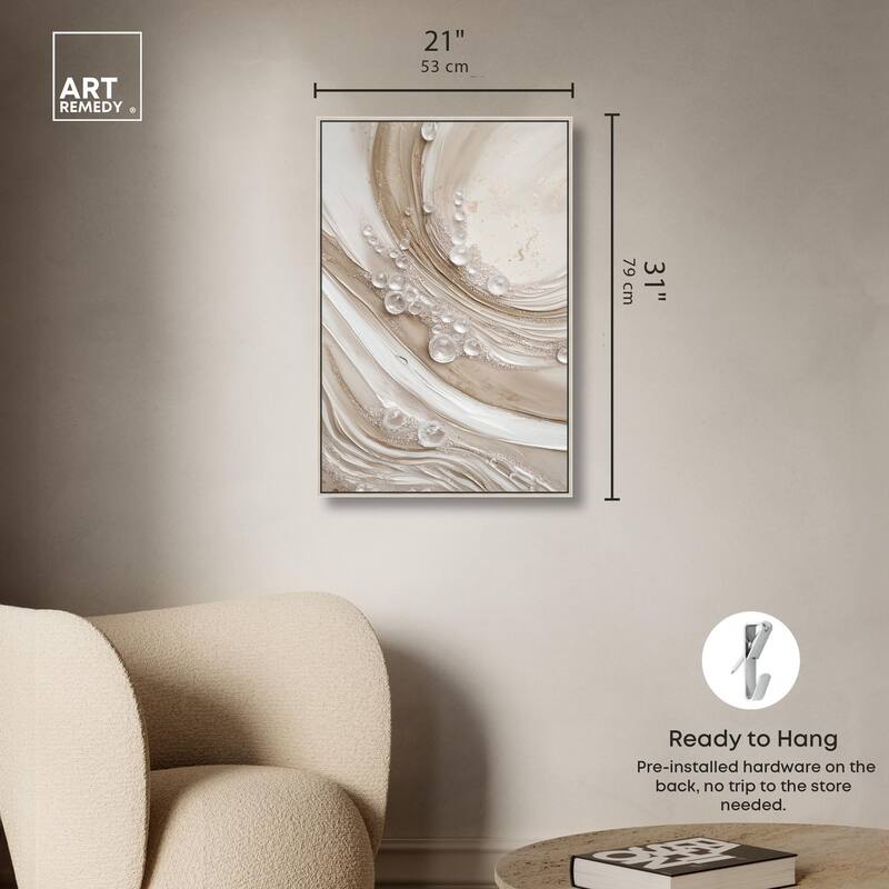 Chromatic Concretions I Canvas by Art Remedy
