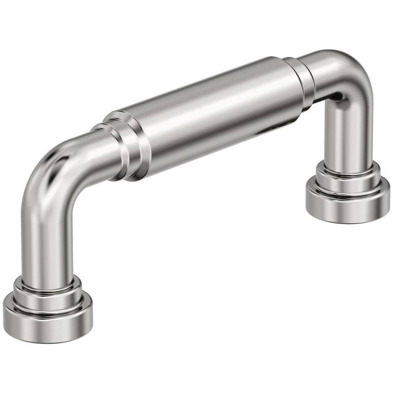 Amerock BP37661 Coble 3" Center to Center Smooth Handle Cabinet Pull - Polished Nickel