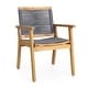 preview thumbnail 5 of 10, Mcgill Outdoor 7 Piece Acacia Wood Dining Set by Christopher Knight Home