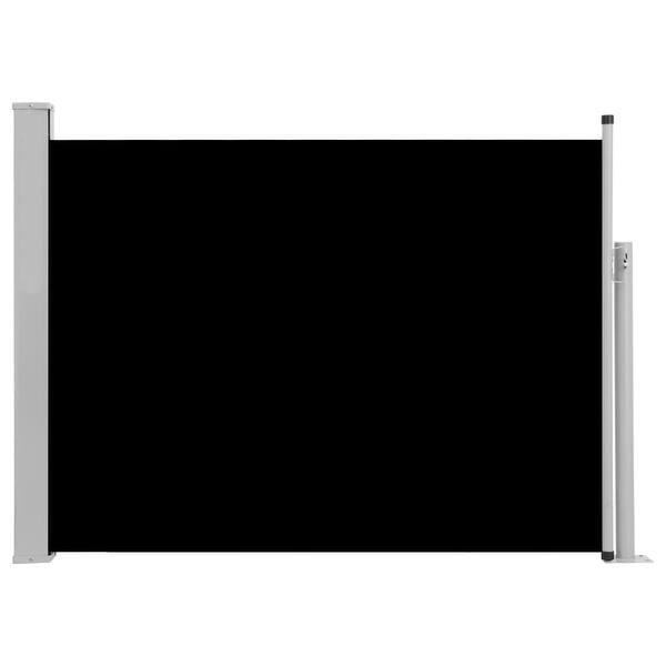 Shop Vidaxl Patio Retractable Side Awning 39 4 X196 9 Black Overstock 31633165