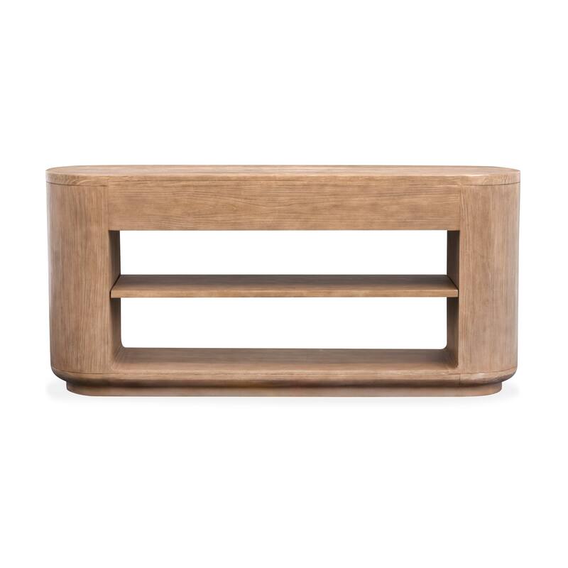 Magnussen Home Sanford Chateau Brown Console Sofa Table - 64''W x 16''D x 30''H