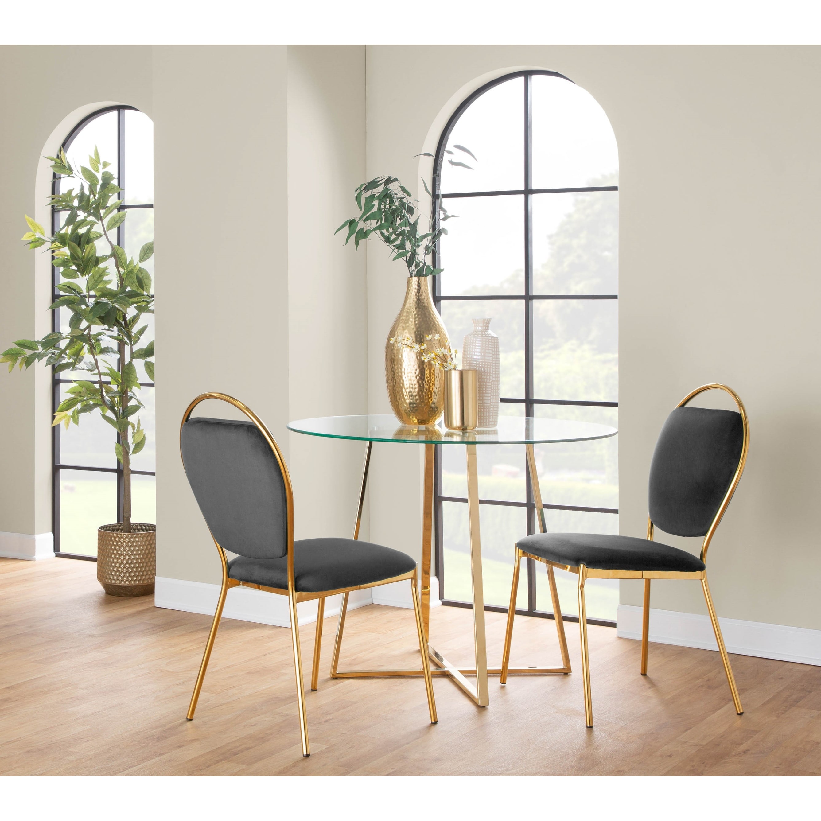 Silver orchid 2024 dining chairs