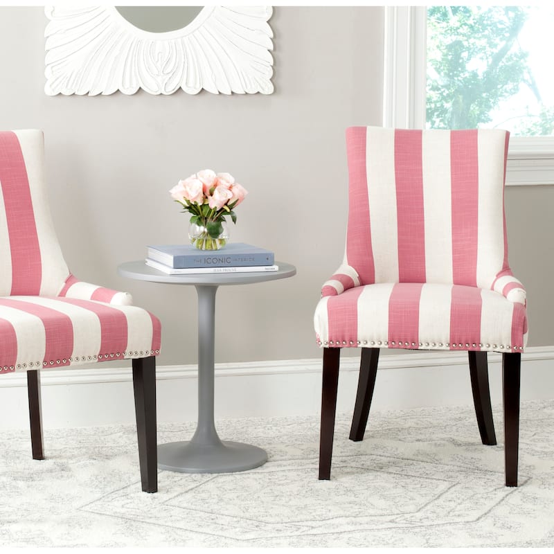 SAFAVIEH Lester Dining Chair (Set of 2) - 24"W x 25"D x 39"H