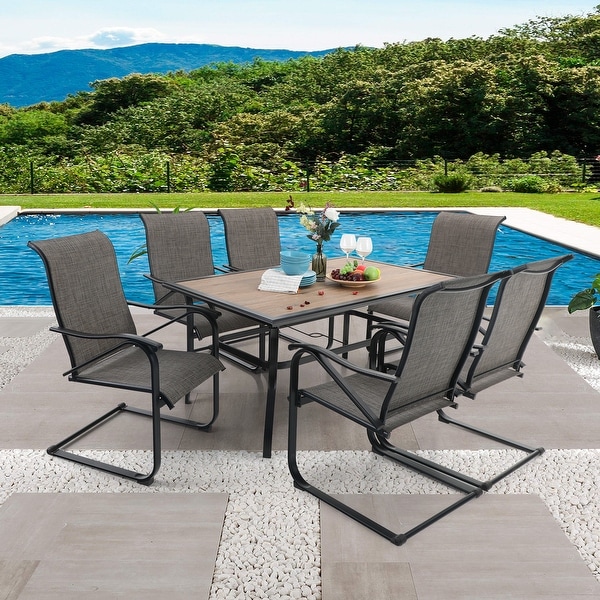 phi villa 7 piece dining set