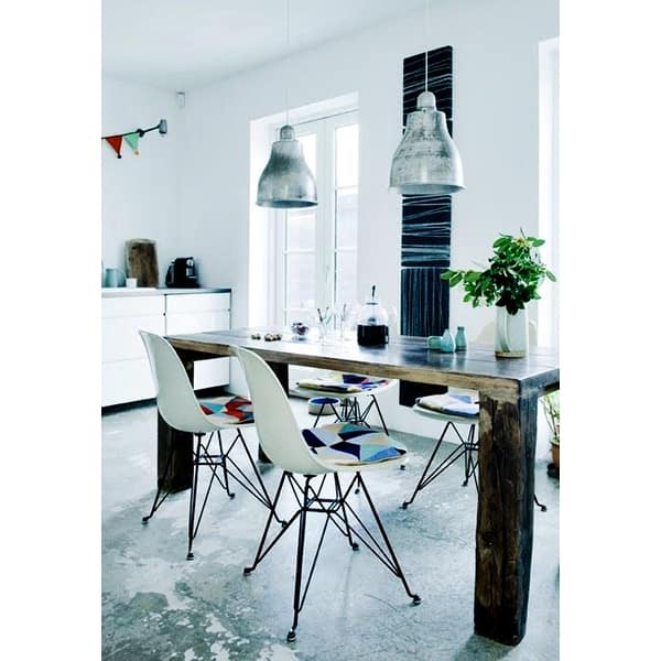 Shop 2xhome Modern Plastic Accent Designer Side Dining Matte Chair