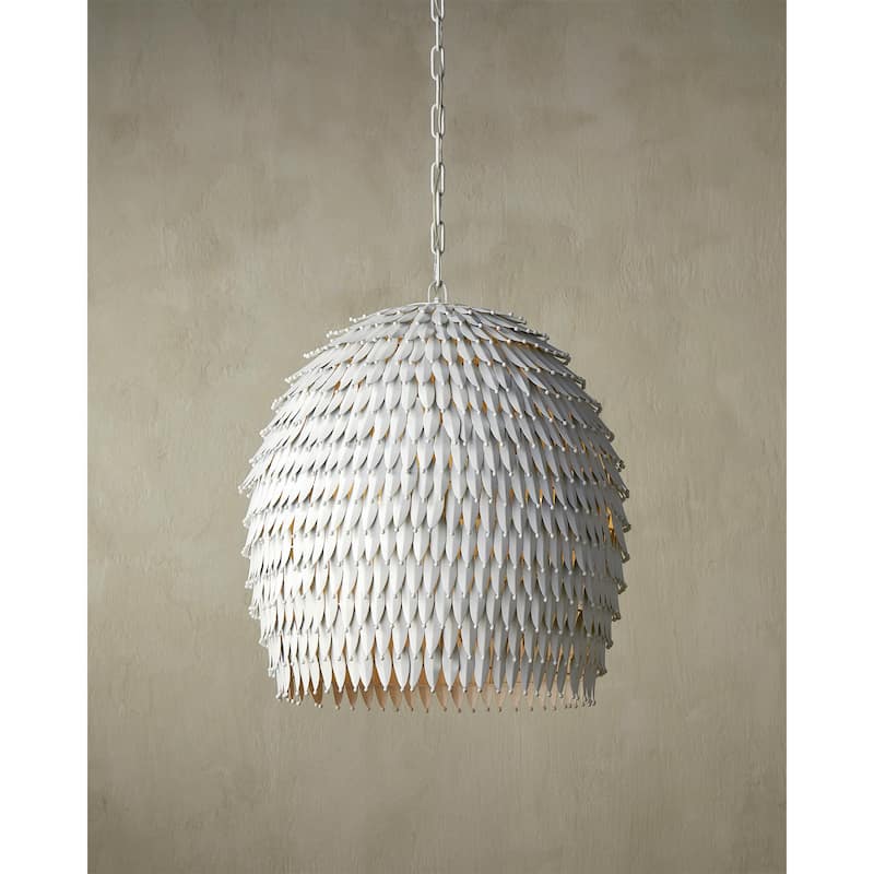 Currey & Company Overlay Large Pendant - 25.5"h x 24"dia