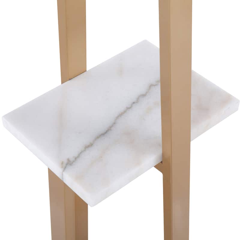 Silver Orchid Pugo Shelf Floor Lamp