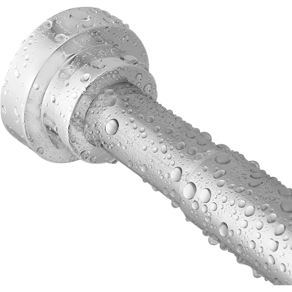 Shower Curtain Rod Silver 3165 Inch Adjustable Shower Rod Bed Bath