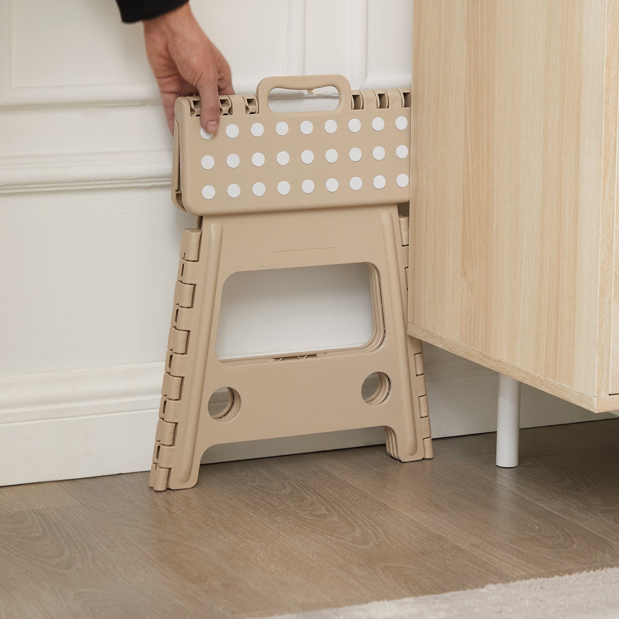 Javlergo 11 13 inch Folding Step Stool Heavy Duty Plastic Foldable Step Stool for Kids and Adults Bed Bath Beyond 40154442