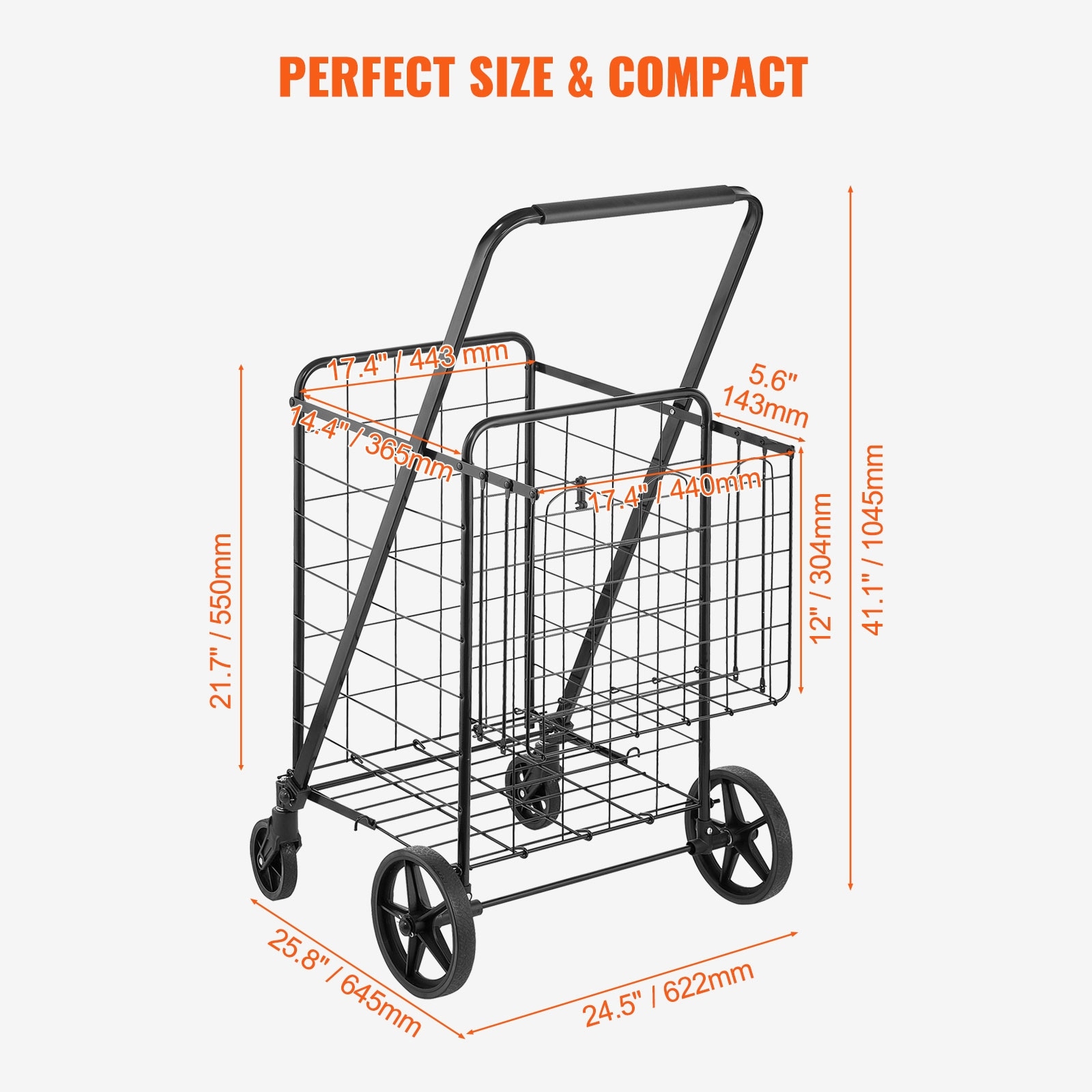Folding shopping carts for sale best sale