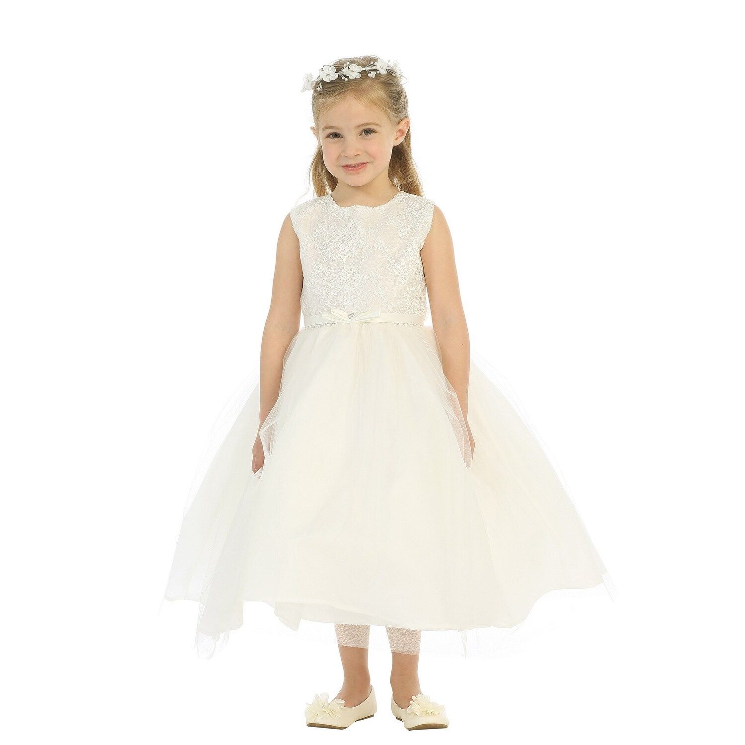 girls ivory dress