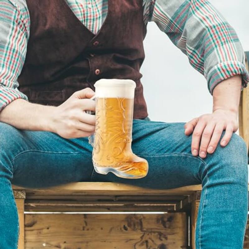 Final Touch Wild West Boot Glass