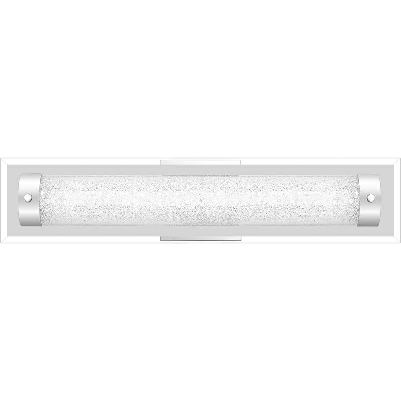 Glitz LED Bathroom Vanity Light in Polished Chrome - Polished Chrome