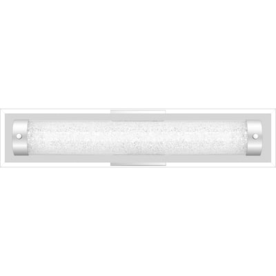 Glitz LED Bathroom Vanity Light in Polished Chrome