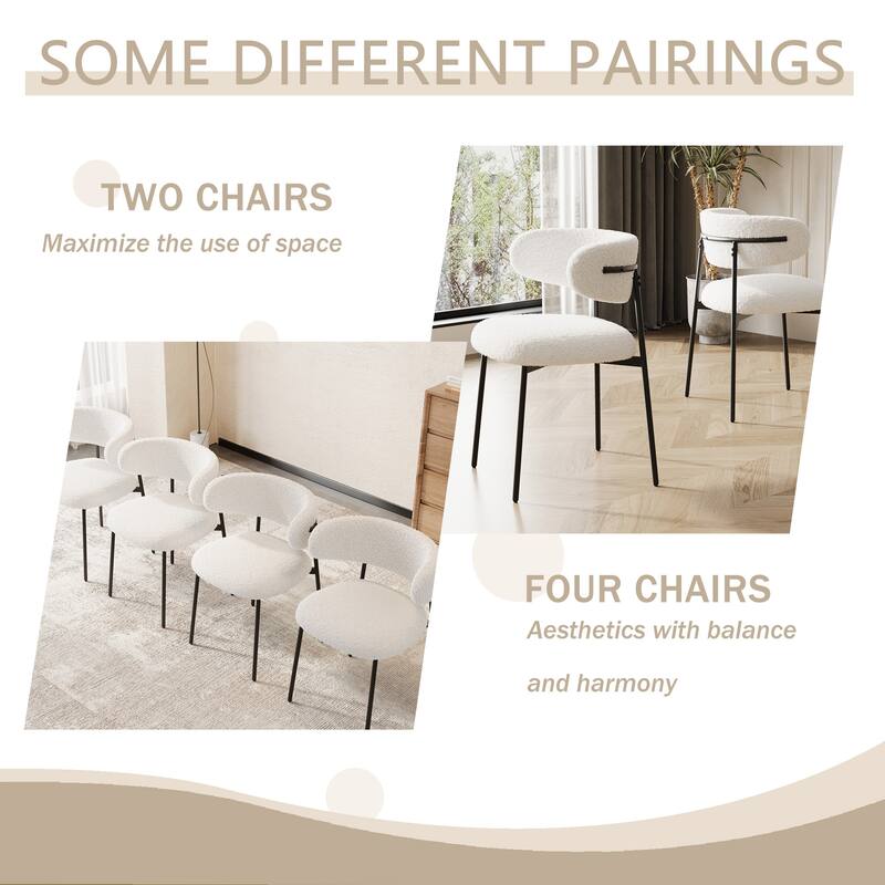Upholstery Dining Chairs Set of 4