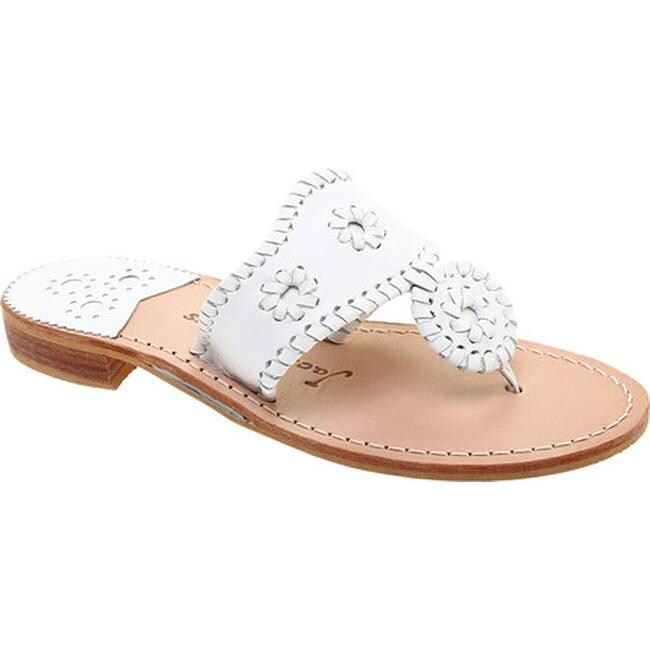 Shop Jack Rogers Women S Jacks Flat Sandal White Free Shipping
