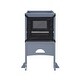 preview thumbnail 3 of 61, Kids Wooden Kitchen Step Stool with Safety Rails and Anti-Slip Mat, Kids Countertop Step Stools for Kids
