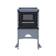 preview thumbnail 32 of 61, Kids Wooden Kitchen Step Stool with Safety Rails and Anti-Slip Mat, Kids Countertop Step Stools for Kids