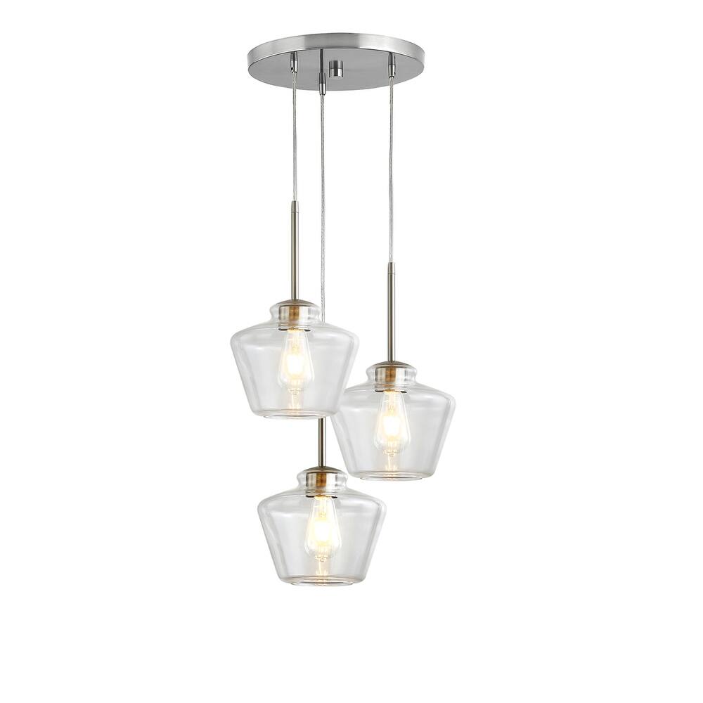 Cafe 3-Lights Designer Glass Pendant Lamp