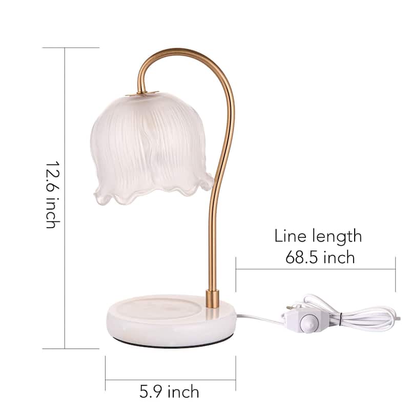 Marble Candle Warmer Lamp with Timer Table lamp