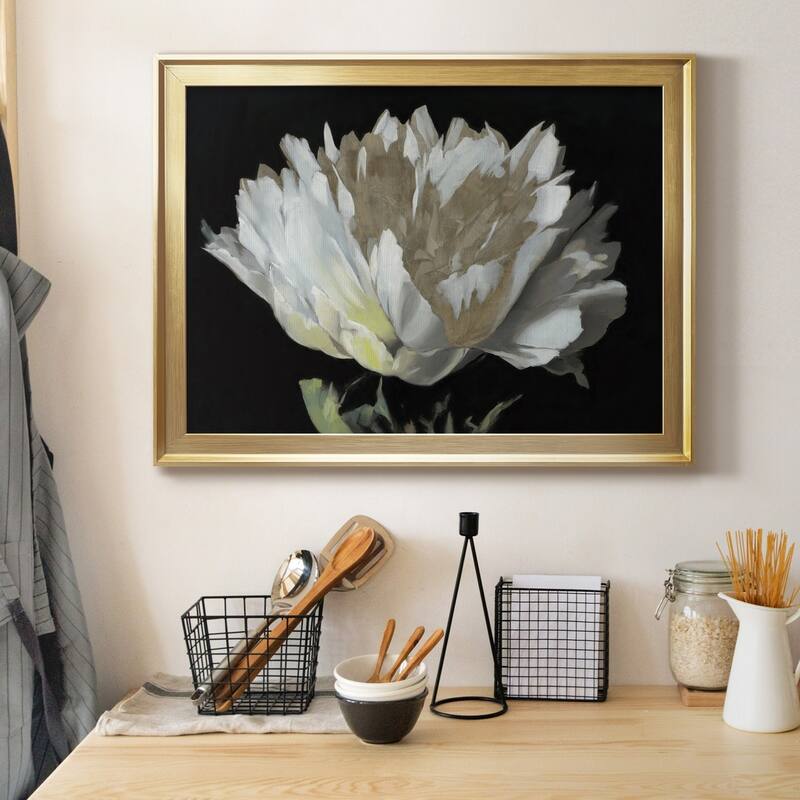 WHITE PEONY Premium Framed Canvas - Ready to Hang