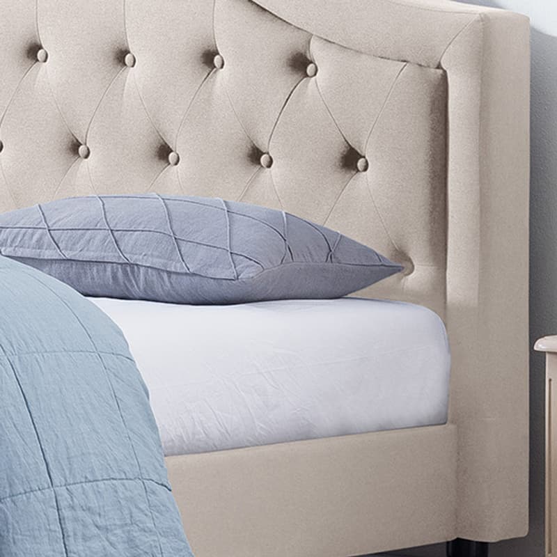 Garrett Queen Size Upholstered Bed by Christopher Knight Home