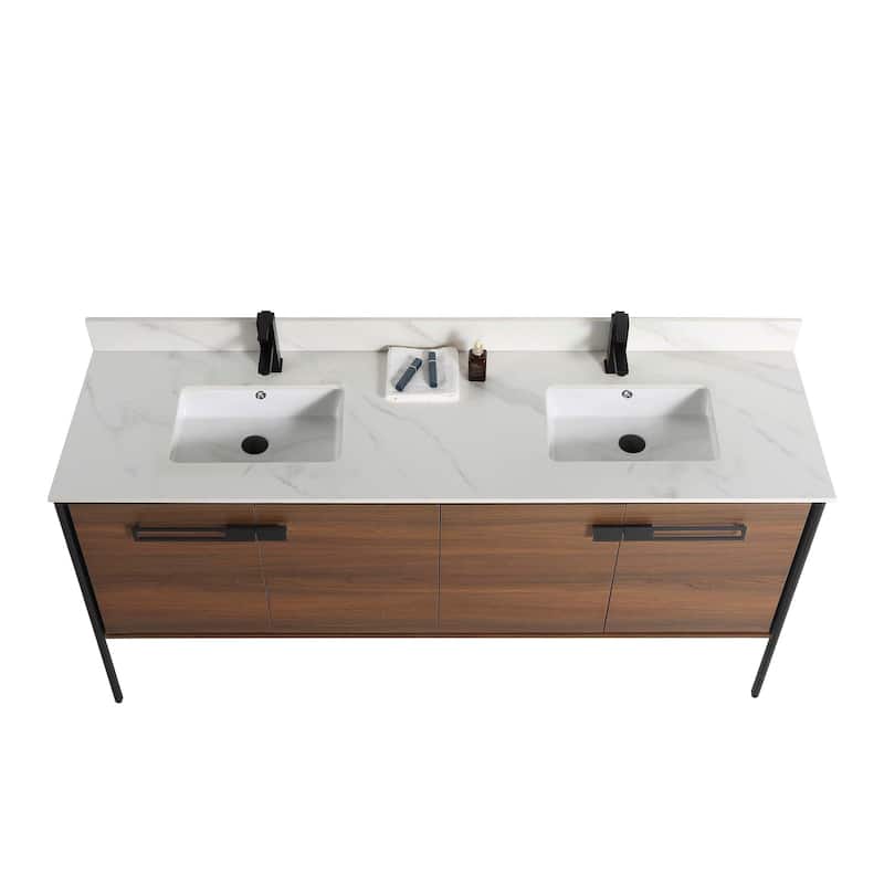 Fine Fixtures Oakville Bathroom Vanity with White Ceramic Sink