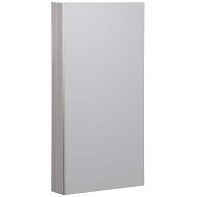 CRAFT + MAIN MMC1536 15" Single Door Mirrored Medicine Cabinet with