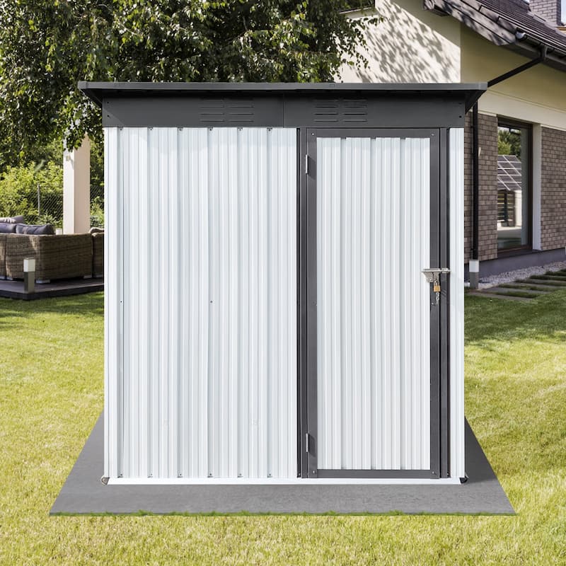 Metal garden sheds 5ftx4ft outdoor storage sheds