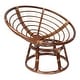 preview thumbnail 4 of 25, Bali 42-inch Rattan Papasan Chair with Twill Cushion