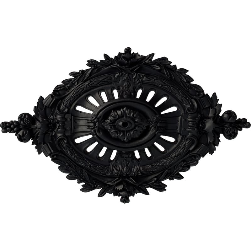 35 7/8"W x 22 1/2"H x 4 3/8"P Antonio Ceiling Medallion