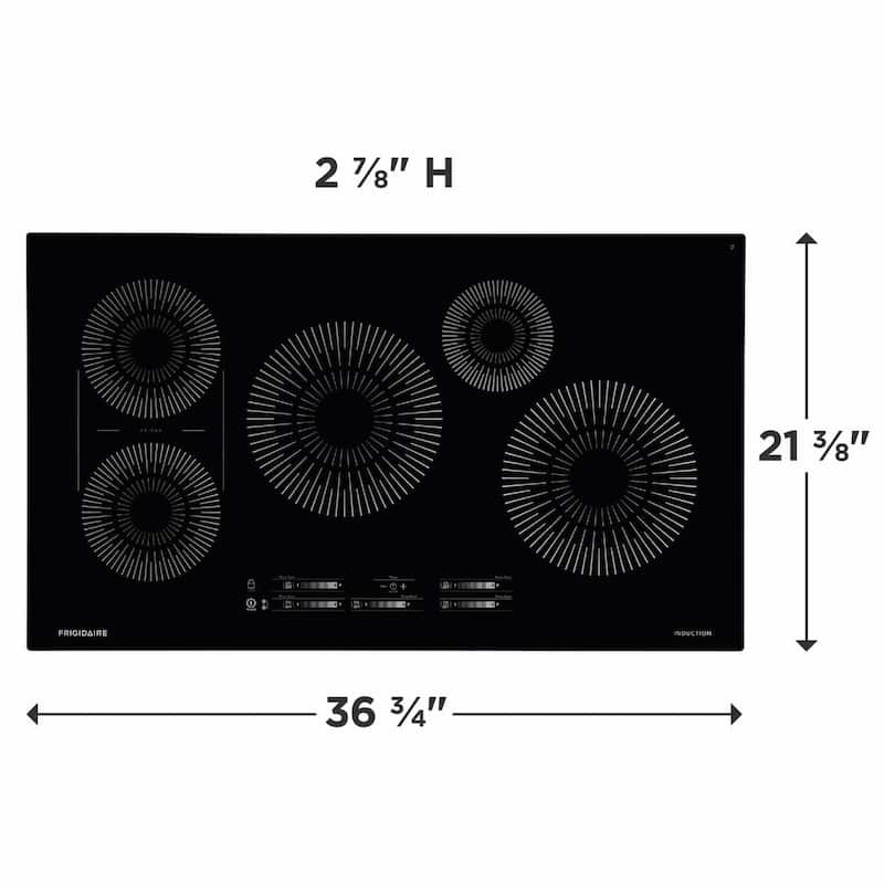 Frigidaire FCCI3627A 36" Wide 5 Burner Electric Cooktop with Griddle