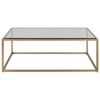 Uttermost Bravura Gold Coffee Table - 48"W x 17"H x 30"D
