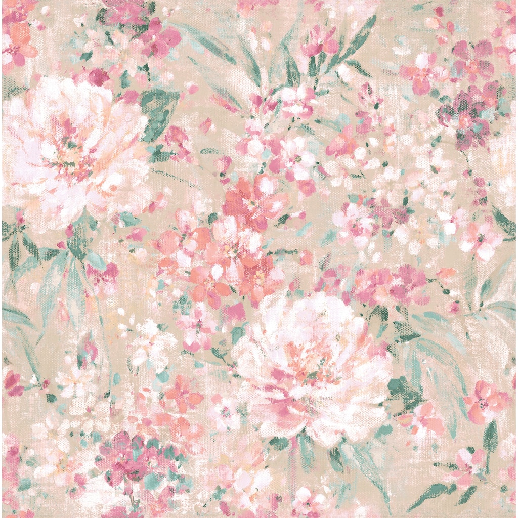 Laura Ashley Mayville Plaster Pink Wallpaper
