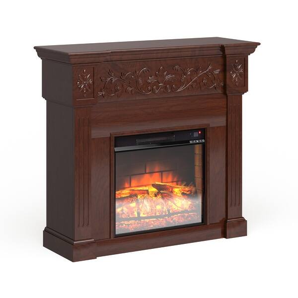 Shop Gracewood Hollow Dove Espresso Carved Infrared Electric