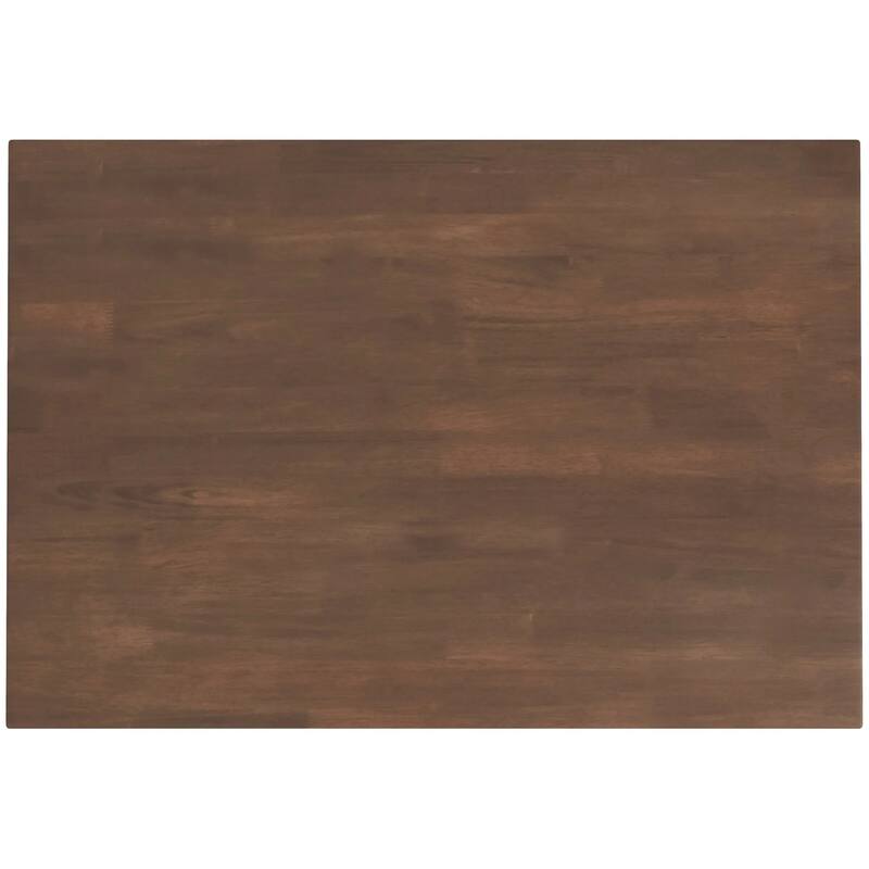 GDFStudio - Mary Modern 47" Rectangular Solid Wood Dining Table with Beveled Edges