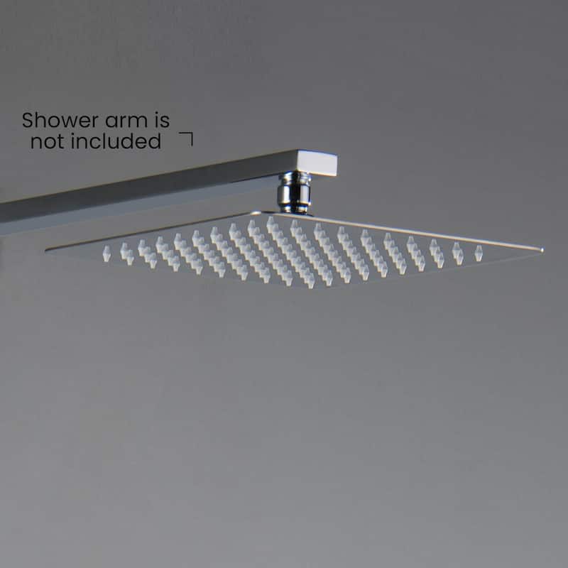 Cube 10" Metal Ultra Thin Profile Rain Shower Head 1.75 GPM