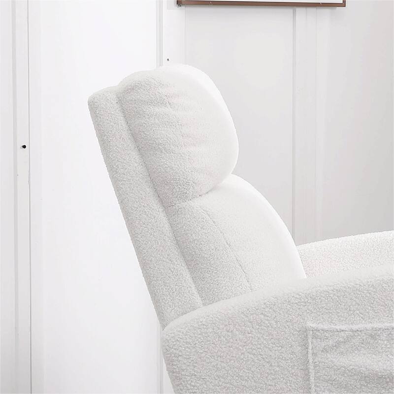 HOMYKA 28" Wide Rocking Chair for Nursery with Solid Wood Leg Set of 2