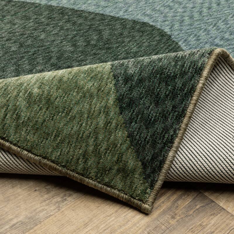Tobias Modern Abstract Multi-colored Area Rug-