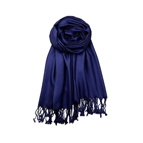 navy blue pashmina wrap